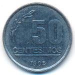 Уругвай, 50 сентесимо (1998 г.)