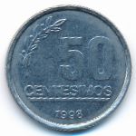 Уругвай, 50 сентесимо (1998 г.)