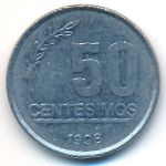 Уругвай, 50 сентесимо (1998 г.)