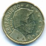 Люксембург, 20 евроцентов (2016 г.)