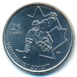 Канада, 25 центов (2009 г.)