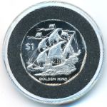 Virgin Islands, 1 dollar, 2022