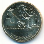 Австралия, 1 доллар (2021 г.)