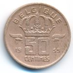 Бельгия, 50 сентим (1959 г.)