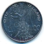 Vatican City, 100 lire, 1980