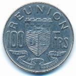 Реюньон, 100 франков (1964 г.)