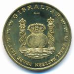 Gibraltar., 5 euro, 2004