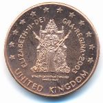 Great Britain., 5 euro cent, 2003