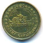 Czech., 10 euro cent, 2004