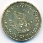 Isle of Man., 50 euro cent, 2003