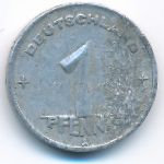 German Democratic Republic, 1 pfennig, 1948&ndash;1950