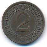 Веймарская республика, 2 рентенпфеннига (1924 г.)