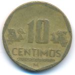 Перу, 10 сентимо (2001 г.)