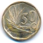 South Africa, 50 cents, 1993