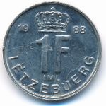 Люксембург, 1 франк (1988 г.)