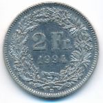 Switzerland, 2 francs, 1994