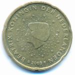 Netherlands, 20 euro cent, 2003