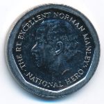 Jamaica, 5 dollars, 1996