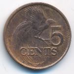 Тринидад и Тобаго, 5 центов (2011 г.)