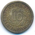 Веймарская республика, 10 рентенпфеннигов (1924 г.)