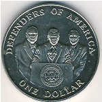 Mariana Islands., 1 dollar, 2004