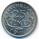 Сейшелы, 25 центов (1973–1974 г.)