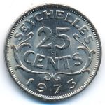 Seychelles, 25 cents, 1973