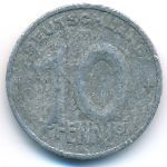 German Democratic Republic, 10 pfennig, 1949