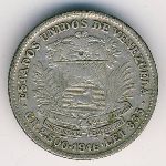 Venezuela, 50 centimos, 1944–1946