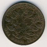 Nova Scotia, 1 penny, 1856