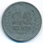 Нидерланды, 25 центов (1943 г.)