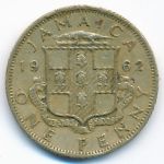 Ямайка, 1 пенни (1962 г.)