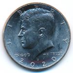 США, 1/2 доллара (2020 г.)