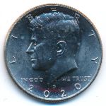 США, 1/2 доллара (2020 г.)