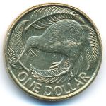 Новая Зеландия, 1 доллар (2013–2015 г.)