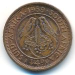 ЮАР, 1/4 пенни (1959 г.)