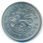 Сьерра-Леоне, 20 центов (1964 г.)