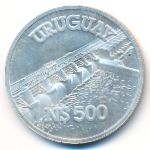 Уругвай, 500 новых песо (1983 г.)
