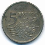 Польша, 5 грошей (1990 г.)