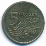 Польша, 5 грошей (2005 г.)
