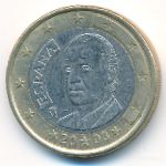 Испания, 1 евро (2008 г.)
