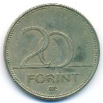 Венгрия, 20 форинтов (1994 г.)