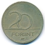 Венгрия, 20 форинтов (1994 г.)