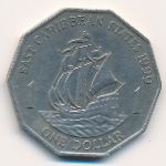 Восточные Карибы, 1 доллар (1999 г.)