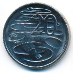 Австралия, 20 центов (2018 г.)