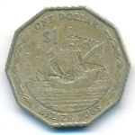 Belize, 1 dollar, 2003