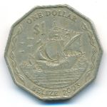 Belize, 1 dollar, 2003