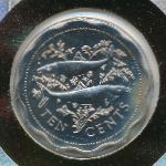 Багамские острова, 10 центов (1977–1985 г.)
