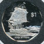 Виргинские острова, 1 доллар (2022 г.)