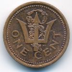 Barbados, 1 cent, 1985